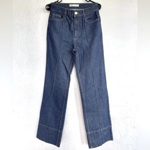 Zara High Rise Women Jeans - Dark Blue